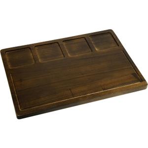 Large Wooden Cutting Board with Grooves and Compartments, for Kitchen, Fruits, Vegetables, Cheese, and Charcuterie Platters