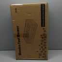 Wooden Under Desk Foot Warmer, Powerful Fast Heating Personal Heater for Feet and Legs, Silent Energy Saving with Thermostat & Timer for Home Office