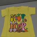 Happy Easter Shirt Kids-Easter for Toddler Boys Girls Tee Tops Hip Hop Easter Shirt Toddler C-Yellow, 4T
