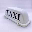 USB Rechargeable Battery Taxi Top Light Roof Taxi Sign with Magnetic Base Waterproof Taxi Dome Light