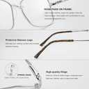 Reading Glasses Blue Light Blocking Spring Hinge Readers for Women Anti Glare Filter Lightweight Eyeglasses