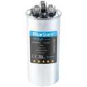 [UL Certified] BlueStars 35+3 MFD 35/3 uf 370 or 440 VAC Dual Run Round Capacitor CBB65 - Fit for Condenser Straight Cool Heat Pump Air Conditioner AC Motor - Replaces USA2226BA 97F9472 C3353R