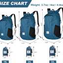 4Monster Hiking Daypack,Water Resistant Lightweight Packable Backpack for Travel Camping Outdoor