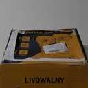 LIVOWALNY Cordless Heat Gun Compatible with Dewalt 20v Battery, 350W 122℉-1022℉ Fast Heating Soldering Hot Air Gun with LCD Digital Display for Shrink Tubing, PVC Wrap, Craft, Epoxy Resin (No Battery)