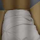 Bedsure King Comforter Set Linen - Bed in a Bag Bedding Set 7 Pieces, GentleSoft™ Pintuck Bed Set Gift for Family, Pinch Pleat All Season Comforter with Sheets, Pillowcases & Shams 