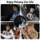 ZATOOTO Car Window Shades Sun Shade for Privacy 4Pack, Car Window Covers 100% Light Blocking for Sleeping & Stay Cool, Reflects Sunlight, Universal Fit (4Pcs set)