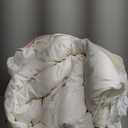 Climaloft Hybrid Wool Comforter King Size with 100% Organic Cotton, Hypoallergenic Down Alternative Luxury Duvet Insert with Tabs, Temperature Regulating All-Season Bedding, White (Year-Round White)