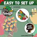 61Pcs Happy Juneteenth Bulletin Board Decorations Set June 19th Freedom Day Classroom Door Wall Chalkboard Decor for Classroom School African Afro American Festival Supplies