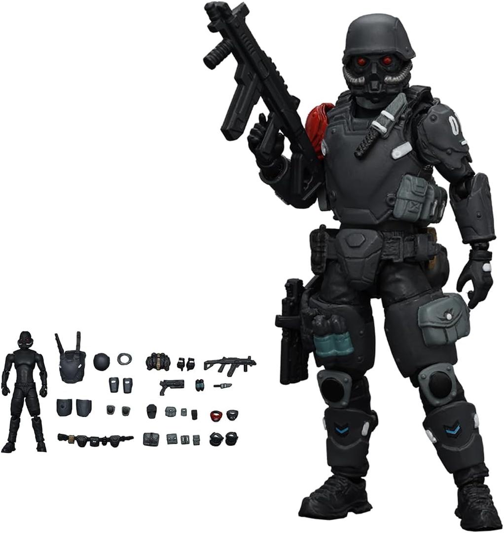 JOYTOY Action Figure 1/25 Battle of The Stars Fear XS-01 Night Raid Type-Pilot Collection Models Birthday Gifts