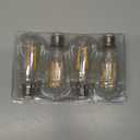 Ascher Vintage LED Edison Bulbs, 6W, Equivalent 60W, Non-Dimmable, High Brightness Warm White 2700K, ST58 Antique LED Filament Bulbs with 80+ CRI, E26 Medium Base, Clear Glass, Pack of 4