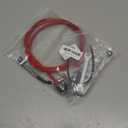 Mini Bike Brake Lever Handle 172cm 67 inch Drum Brake Cable and Shoe Assembly Kit Accessory Fit for 196cc 200cc Motor Coleman CT200U CT200U-EX BT200X Baja Warrior Heat MB200 (Red)