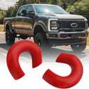Tow Hooks Covers for Ford Super Duty F250 F350 F450 2017-2026 Compatible with Ford Super Duty F250 F350 F450 Accessories 2017-2026 (Red)