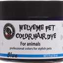 Dog Hair Dye Blue, Permanent Pet Hair Dye, Professional Dog Safe Hair Dye, Bright Color for Dogs and Horses, Blue