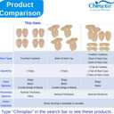 Chiroplax High Heel Cushion Inserts Pads (4 Pairs) Suede Ball of Foot Forefoot Metatarsal Anti Slip Shoe Insoles for Women