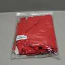 Allimy Women's Straight Leg Flare Jeans High Waisted Strechy Raw Hem Denim Pants 14 Red