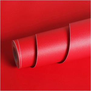 Livelynine 15.8x197 Peel and Stick Wallpaper Red Vintage Removable Wallpaper for Renters Kitchen Contact Paper for Crafts Decorative Christmas Wrapping Vinyl Roll Adhesive Shelf Liner for Cabinet
