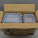 [10-Pack] Glass Meal Prep Containers with Lids, MCIRCO Food Storage Containers with Snap Locking Lids, Airtight Lunch Containers, Microwave, Oven, Freezer and Dishwasher (gray)