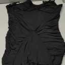 meilun Elegant Mesh Wedding Guest Dress Flowy Ruffle Bodycon Maxi Dress Fishtail Long Formal Dress, Size: M