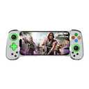 Joso Wireless Phone Controller for iPhone/Android, Mobile Game Controller with Hall Joystick Suitable for Xbox Cloud Gaming, PS Remote Play, Steam Link, Call of Duty & More - White with Rocker Light
