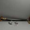 Zenna Home Rustproof Curved Shower Curtain Rod, No Drill Tension or Permanent Mount Adjustable Curved Shower Rod for Bathroom, Easy Install, Rounded for Extra Room, 50 to 72 Inches, Matte Black