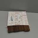 UNIQOOO 12 Pack 2" Rustic Walnut Wood Stands for Cardstock, Wedding Table Numbers Holders, Photo Holder, Photo Display Stand for Event Decor, Retail Shop, Cafe Restaurant Menu, Business Card, Name Tag