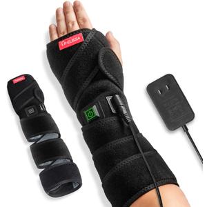 Hand Arm Heating Pad for Pain Relief, Large Heat Areas for Joints Pain Soreness,Heated Wrap for Wrist Ankle Elbow Knee and Leg,2 Hrs Auto-Off 3 Heat Settings,78.7 Extension Cord Black