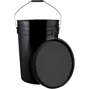 Champion Sports 6 Gallon Bucket with Padded Soft Seat Lid - Durable Construction - Balls Not Included - Ideal for Baseball, Softball, T-Ball, Practice Balls, and Lacrosse