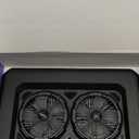 RGB Gaming Laptop Cooling Pad with Two Turbo Fan, Rapid Cooling for 15.6-19.3" Laptops, Variable Speed Control, 6 Adjustable Heights A5 (RGB (4-Hub))