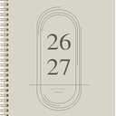 Monthly Planner 2026-2027 - 2 Year Monthly Planner Calendar 2026-2027, Jan. 2026 - June 2027, 7.3" * 9.5", 18 Months Calendar Planner with Waterproof Cover＆Spiral Bound, for Office, School Home Planning - Green 3Pack