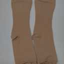 Truform 20-30 mmHg Compression Stockings for Men and Women, Knee High Length, Closed Toe, Beige, X-Large