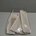 Simple Houseware 4-Pack Drawer Organizer Set - Closet Dividers for Underwear, Socks, Bras, Scarves, Ties - Foldable Non-Woven Storage Boxes, Beige