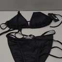 Suvimuga Women Two Piece Swimsuit Sexy Swimwear Halter String Triangle Bikini Sets, Size: M