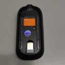 INPHIC Slim Wireless Mouse Rechargeable, Battery Visible, 2.4G Silent Cordless,2400 DPI with USB Receiver, Black