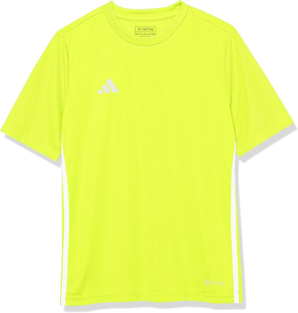 adidas Kids' Tabela 23 Jersey (Medium, Team Solar Yellow/White)