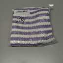 BLENCOT Women's V Neck Striped Fall Sweater Vest Causal Sleeveless Button Cardigan Midi Cover Up Tank Dresses (White, S)