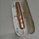 Aquasonic Vibe Series Ultra-Whitening Toothbrush  ADA Accepted Electric Toothbrush - 8 Brush Heads & Travel Case  40,000 VPM Motor & Wireless Charging - 4 Modes w Smart Timer  Satin Rose Gold