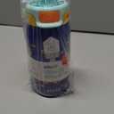 Ello Pop & Fill 12oz Stainless Steel Kids Water Bottle with Quick Fill Lid | Vacuum Insulated BPA Free Bottle with Leak Proof Straw and Chug Lid, Dishwasher Safe, Gift For Kids, Construction Site