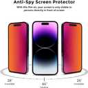 Privacy Screen Protector for iPhone 17 Pro max6.9 inch- Flexible film Anti-blue light, anti-glare, anti-scratch, filter screenultraviolet
