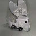Bunny Costume Set - Rabbit Ears Headband, Bow Tie, Cuff and Tail Accessories Kit White Set