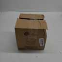 Sand Stone Tissue Box Cover  Ribbed Square Resin Tissue Box Holder  Heavy Duty Decorative Home & Bathroom Decor for Countertop, Tabletop, Night Stand, Office  Beige