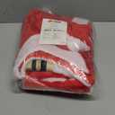 JOYIN 5 Pieces Christmas Theme Bathroom Decoration Set w/Toilet Seat Cover, Rugs, Tank Cover, Toilet Paper Box Cover and Santa Towel for Xmas Indoor Dcor, Party Favors (Santa)