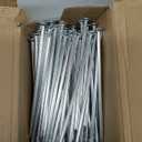 Metal Stakes, 6 Inch 144 Pcs Galvanized Landscape Spikes,Garden Nails for Turf,Weed Barriers,Tent and More