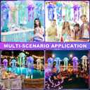 Jellyfish Decor, 10 Pcs Jellyfish Lanterns - Hanging Jelly Fish Decoration for Mermaid Theme Party & Under The Sea Party Decorations, Birthday Gift Supplies for Women Girls Baby (5 Colors)