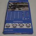 for Subaru Steering Wheel Cover, Premium Leather Car Steering Wheel Cover with Logo, Non-Slip, Breathable, for Subaru Accessories (B-Style,for Subaru)