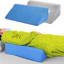 Sleeping Wedge Pillow For Adults Seniors Post Surgery Wedge Pillow Set Bed Sore Prevention Patient Turning Foam Wedge For Bed Positioning Medical Triangle Pillow For Back Support (1 Pillow + 2 Cover)