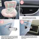 17cm Doll Clothes Set(NO Dolls),Car Seat for 10-17cm Dolls,Outfit Set with Hat & Overalls+Doll Car Seat Vent Clip with Seat Leg,Cute and Functional Accessories Suit+Chair(Black Clothes+Green Dress)