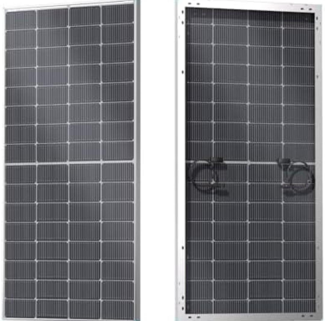 Renogy Bifacial Solar Panel 250W N-Type 16BB, 250 Watt Solar Panel 12V Double-Side 25% High-Efficiency, PV Module Power Charger for RV Marine Rooftop Farm Battery and Other Off-Grid Applications