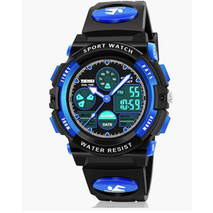 LED Multi Function Waterproof Watch for Kids - Kids Gifts