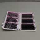 Lash Clusters Kit,1000Pcs Eyelashes Clusters Kit 8-18mm Natural & Fluffy D-Curl Segmented False Eyelashes 20D+30D+40D+50DWith Bond & Seal Tweezers Brush)