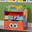 Sesame Street 6 Bin Design and Store Toy Organizer by Delta Children, 24.61x11.81x26.57 Inch